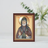 Postale Carte de prière Saint Job de Pochaev (Debout devant)