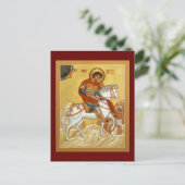 Postale Carte de prière Saint Martin de Tours (Debout devant)