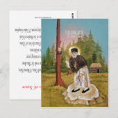 Postale Carte de prière Saint Seraphim de Sarov (Devant / Derrière)