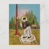 Postale Carte de prière Saint Seraphim de Sarov (Devant)