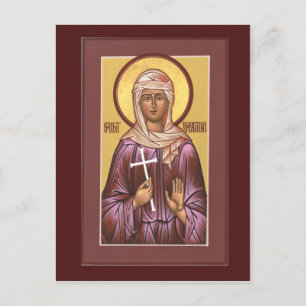 Postale Carte de prière Saint Valentina