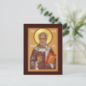 Postale Carte de prière Saint-Wilfred de York (Debout devant)