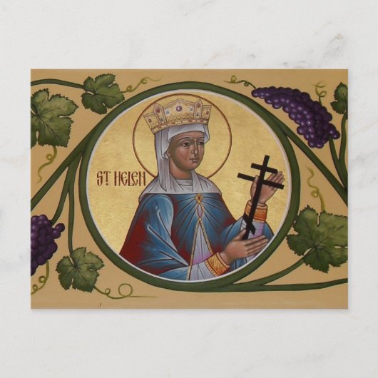 Postale Carte de prière Sainte-Hélène (Devant)