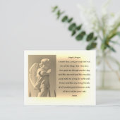 Postale Carte de prière simple (Debout devant)