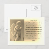 Postale Carte de prière simple (Devant / Derrière)