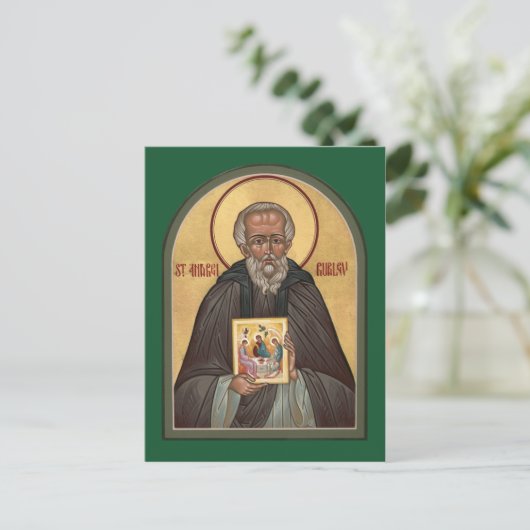 Postale Carte de prière St. Andrei Rublev (Debout devant)