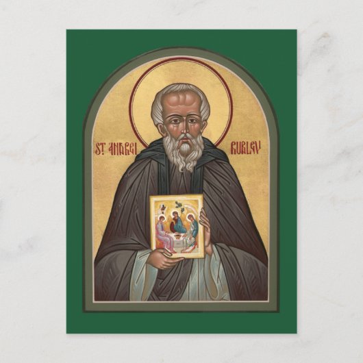 Postale Carte de prière St. Andrei Rublev (Devant)