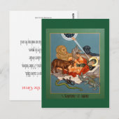 Postale Carte de prière St. Anthony (Devant / Derrière)