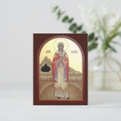 Postale Carte de prière St. Barbara (Debout devant)