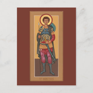 Postale Carte de prière St. Demetrius customisée