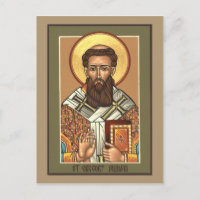 Carte de prière St. Gregory Palamas
