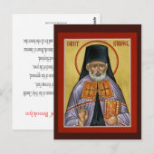 Postale Carte de prière St Raphael de Brooklyn (Devant / Derrière)