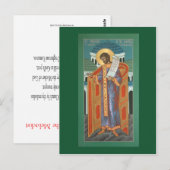 Postale Carte de prière St. Romanos (Devant / Derrière)