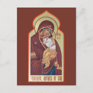 Postale Carte de prière Yaroslavl Mère de Dieu