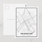 Postale Carte de Princeton (Devant / Derrière)