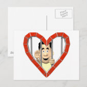 Postale Carte de prisonnier d'amour (Devant / Derrière)