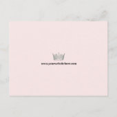Postale Carte de Promo Autographe de Concours de Beauté | (Dos)