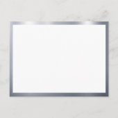 Postale Carte de promo de concours personnalisée Silver Sh (Dos)