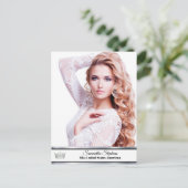 Postale Carte de promo de concours personnalisée Silver Sh (Debout devant)