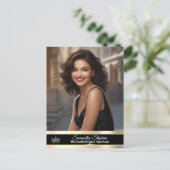 Postale Carte de promo de concours simple face Black & Gol (Debout devant)