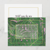 Postale Carte de proposition Bridesman (Devant / Derrière)