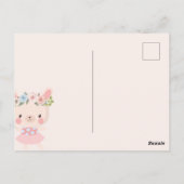 Postale Carte de proposition de fille lapin lapin (Dos)
