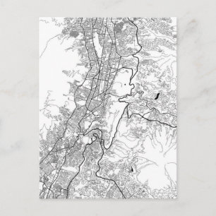 Postale Carte de Quito Équateur