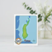 Postale carte de Raasay Écosse (Debout devant)