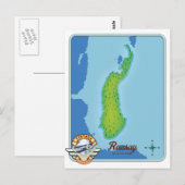 Postale carte de Raasay Écosse (Devant / Derrière)