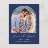 Postale Carte de rappel de mariage avec code QR en forme d (Devant)