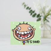 Postale Carte de rappel de rendez-vous pour l'enregistreme (Debout devant)