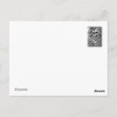 POSTALE CARTE DE RÉCEPTION DE RITON TATTOOP (Dos)