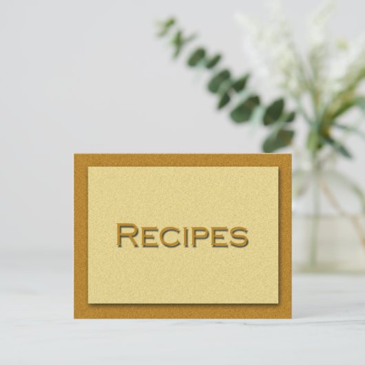 Postale Carte de recette (Debout devant)