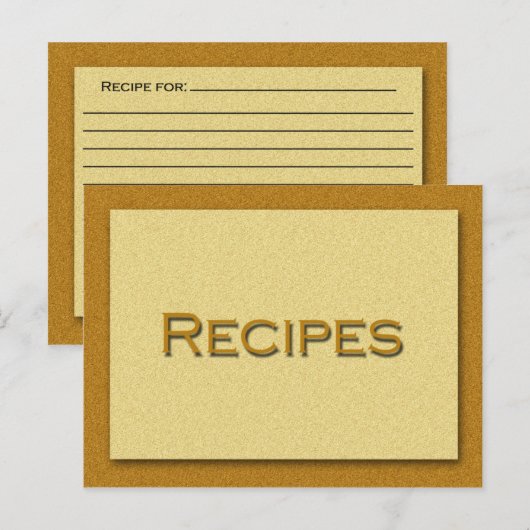 Postale Carte de recette (Devant / Derrière)