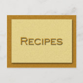 Postale Carte de recette (Devant)