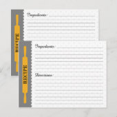 Postale Carte de recette (Devant / Derrière)