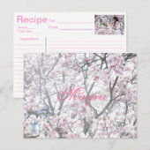 Postale Carte de recette (Devant / Derrière)