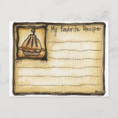 Postale carte de recette (Dos)