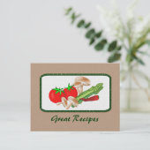 Postale Carte de recette (Debout devant)