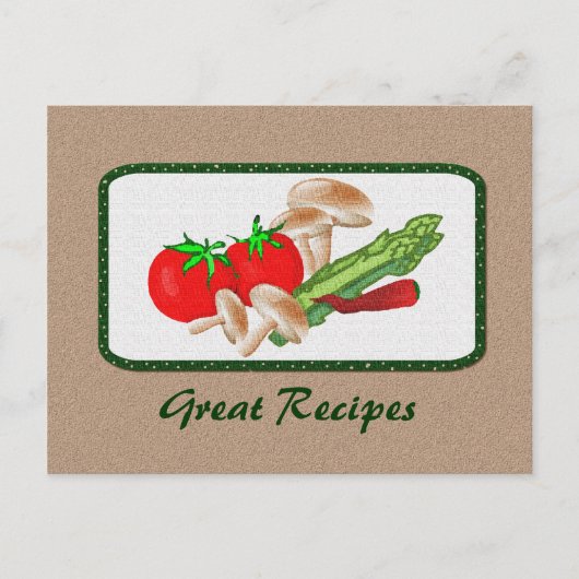 Postale Carte de recette (Devant)