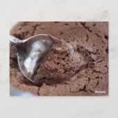 Postale Carte de recette à la mousse de chocolat de grand- (Dos)