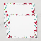 Postale Carte de recette Aqua et Red Kitchen Gadget Recett (Devant / Derrière)