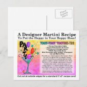 Postale Carte de recette au chocolat Toot-Tootsie (Devant / Derrière)