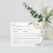 Postale Carte de recette Citrouille de Fête des mariées de (Debout devant)