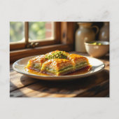 Postale Carte de recette de Baklava (Devant)