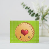 Postale Carte de recette de biscuit de Noël (Debout devant)