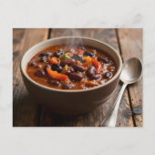 Postale Carte de recette de chili de Mimi (Devant)