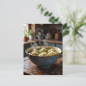 Postale Carte de recette de dumping (Debout devant)