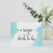 Postale Carte de recette de Fête des mariées de brosse Aqu (Debout devant)