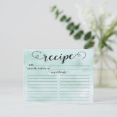 Postale Carte de recette de Fête des mariées de script d'a (Debout devant)